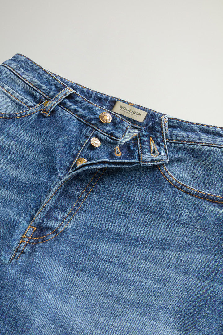 Garment-dyed Denim Pants (Indigo) - Detail View 5