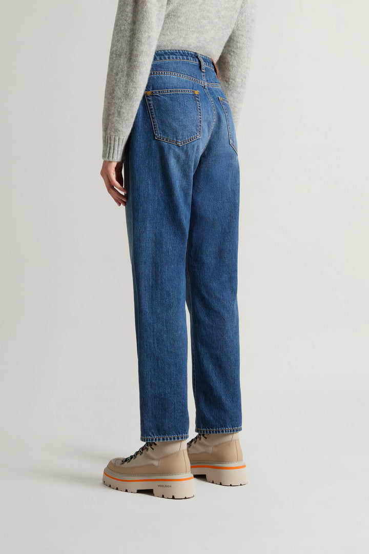 Garment-dyed Denim Pants (Indigo) - Detail View 3