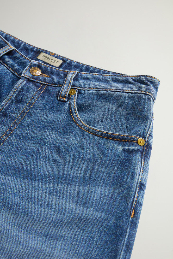 Garment-dyed Denim Pants (Indigo) - Detail View 6