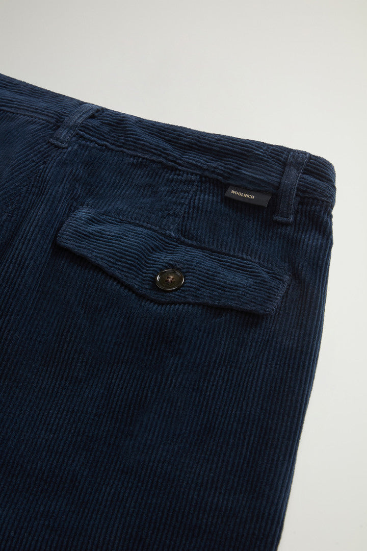 Garment-Dyed Corduroy Pants (Melton Blue) - Detail View 7