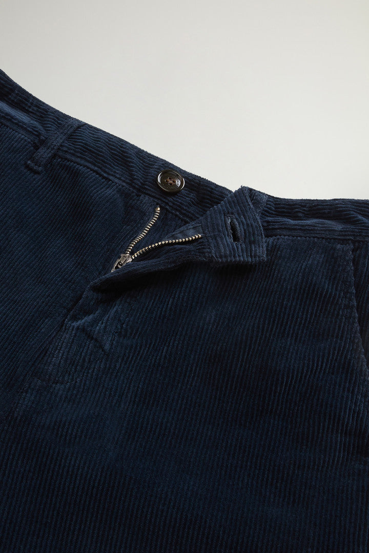 Garment-Dyed Corduroy Pants (Melton Blue) - Detail View 5