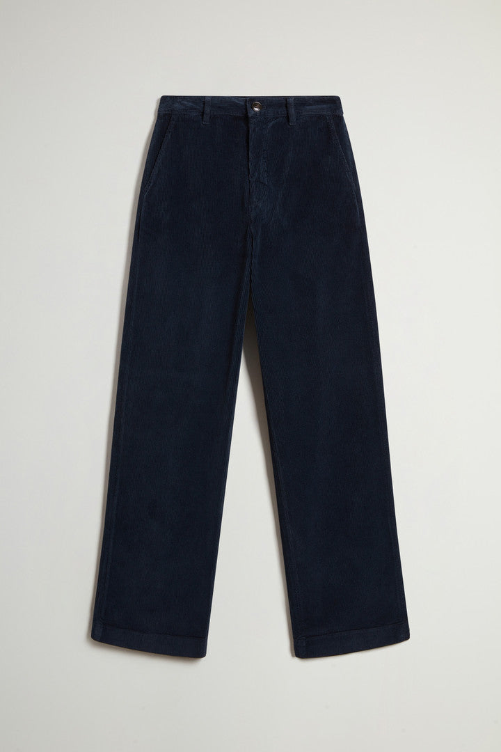 Garment-Dyed Corduroy Pants (Melton Blue) - Detail View 4