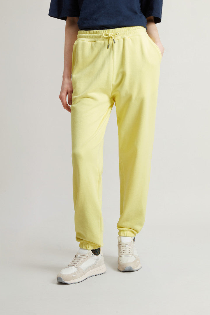 Pure Cotton Fleece Pants (Yellow Pear) - Detail View 2