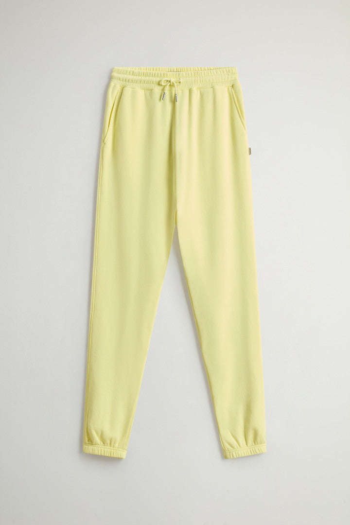 Pure Cotton Fleece Pants (Melton Blue) - Detail View 4