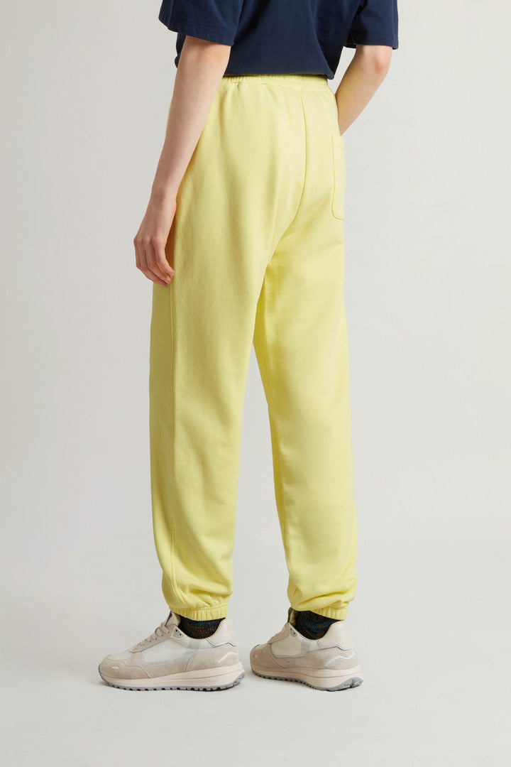 Pure Cotton Fleece Pants (Melton Blue) - Detail View 3