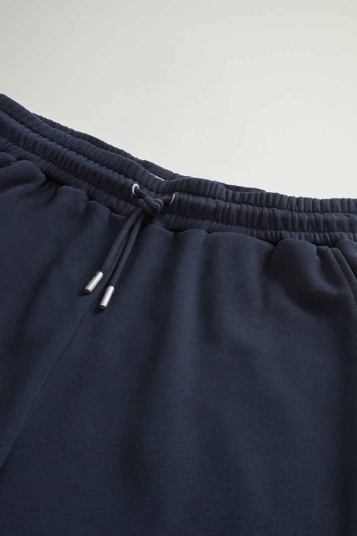 Pure Cotton Fleece Pants (Melton Blue) - Main View