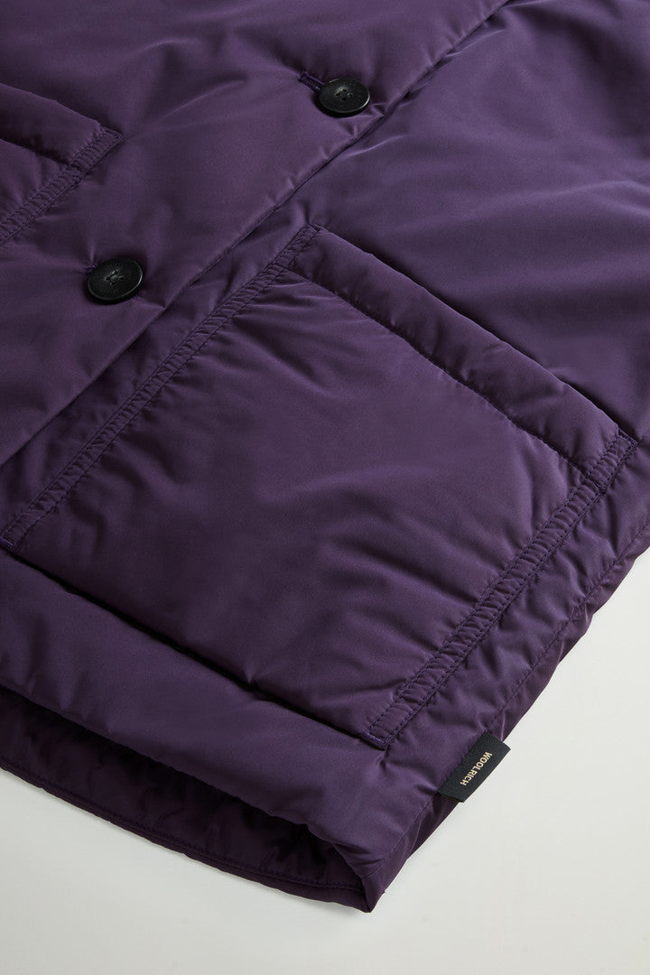 Crewneck Nylon Vest (Nightshade) - Detail View 6