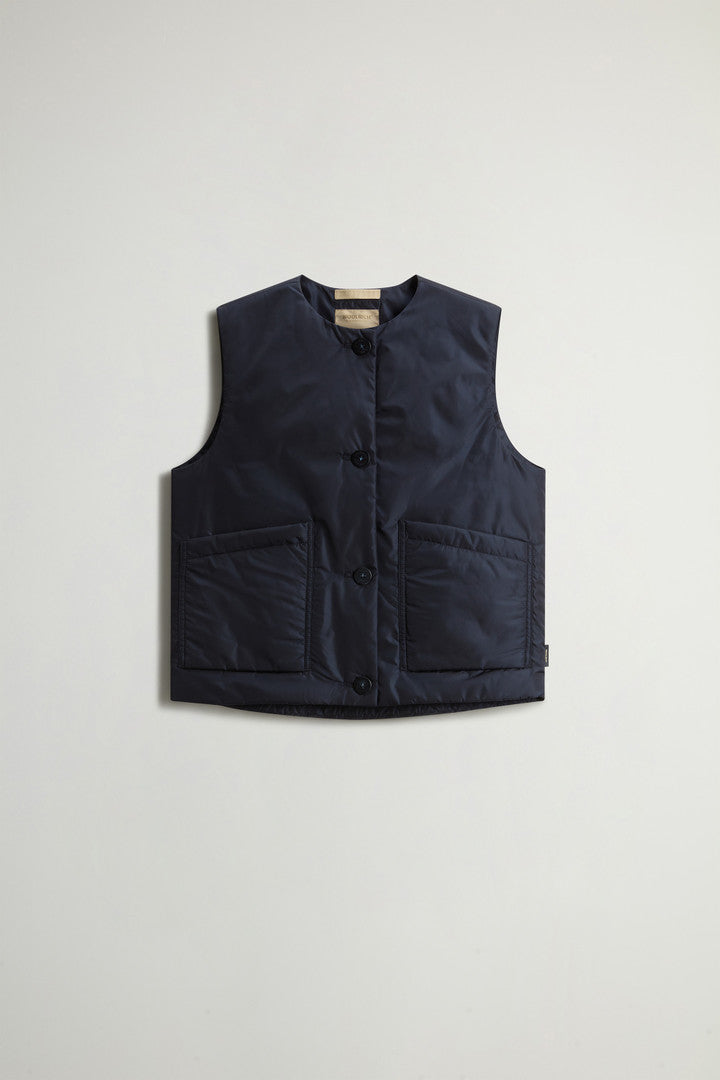Crewneck Nylon Vest (Nightshade) - Detail View 10