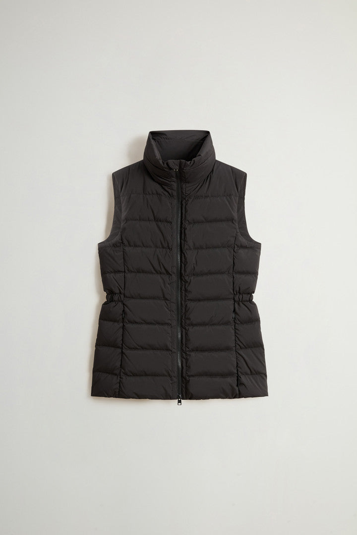 Quilted Microfiber Shirley Vest (Milky Cream) - Detail View 8