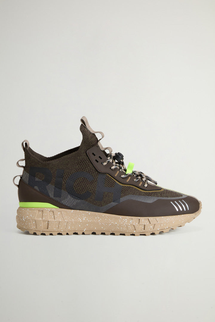 Stretch Fabric Sneakers by Todd Snyder (Mud Mud) - Main View