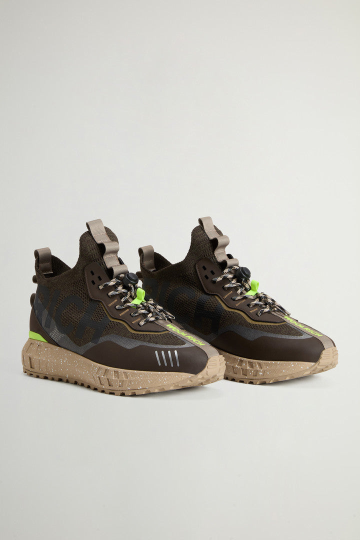 Stretch Fabric Sneakers by Todd Snyder (Mud Mud) - Detail View 1