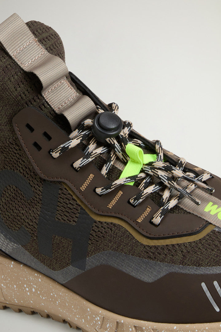 Stretch Fabric Sneakers by Todd Snyder (Mud Mud) - Detail View 4