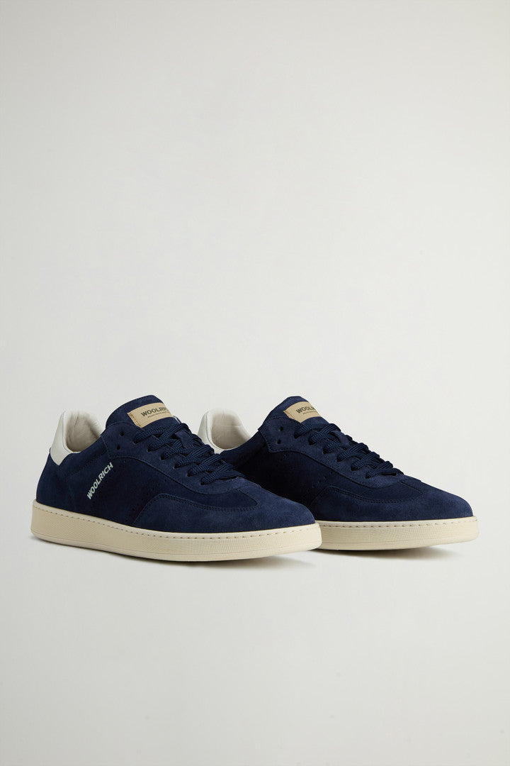 Swing Court Suede Sneakers (Blu) - Detail View 1