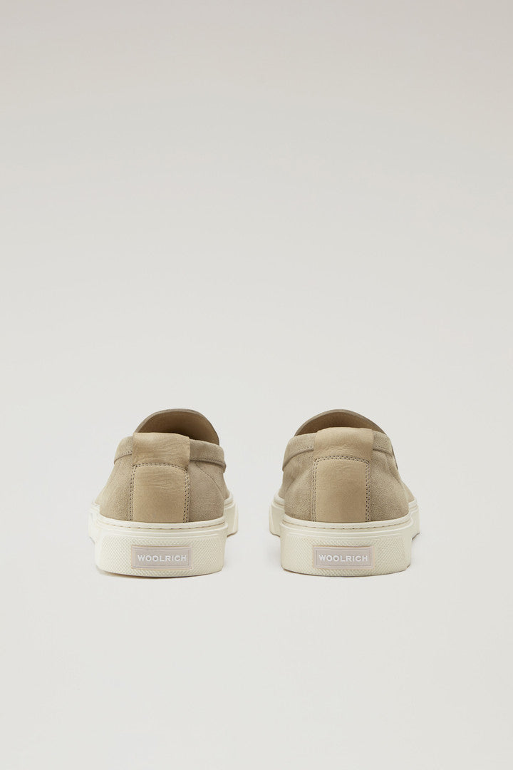 Suede Leather Loafers (Blue) - Detail View 2