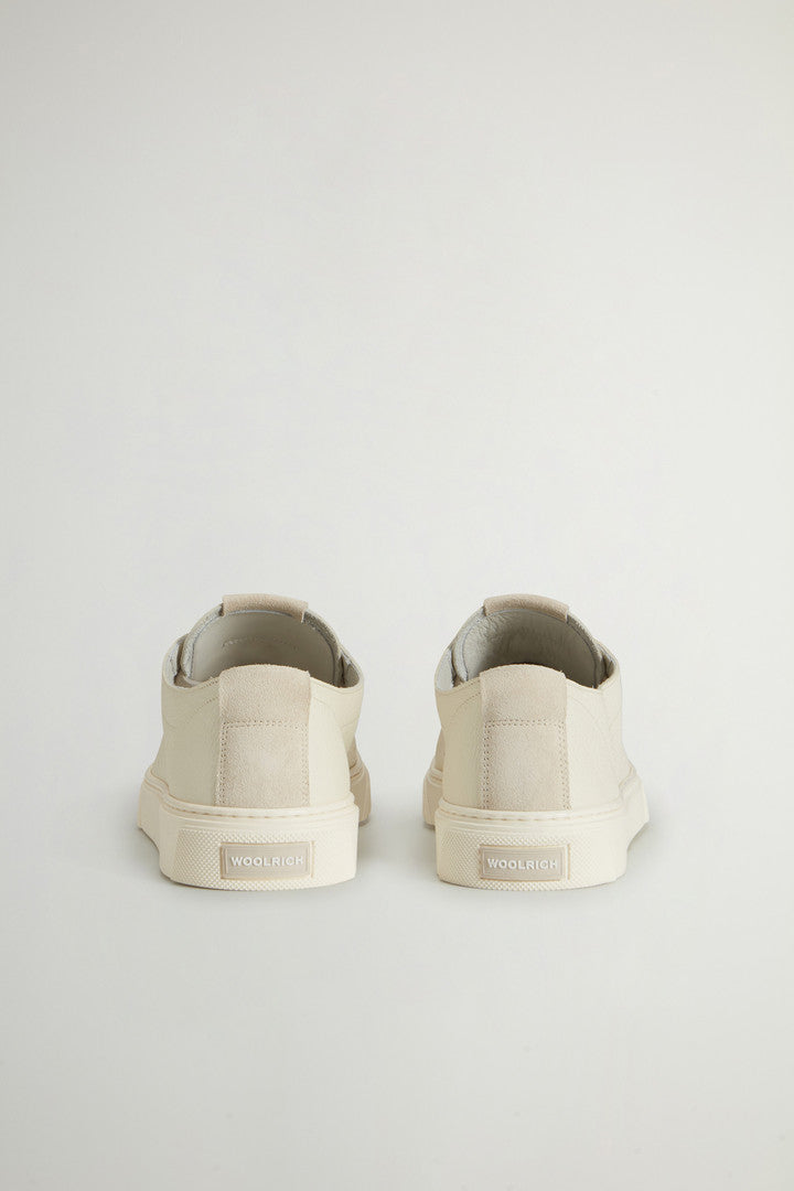 Cloud Court Tumbled Leather Sneakers (Blu) - Detail View 2