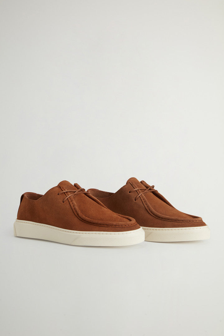 Upland Suede Lace-Up Shoes (Beige) - Detail View 1