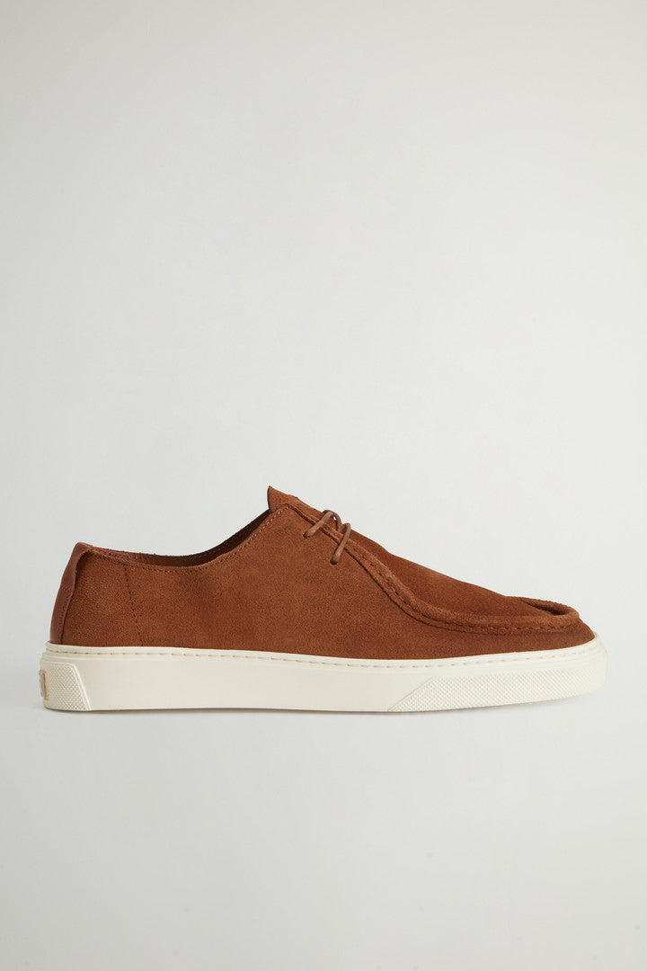Upland Suede Lace-Up Shoes (Beige) - Main View
