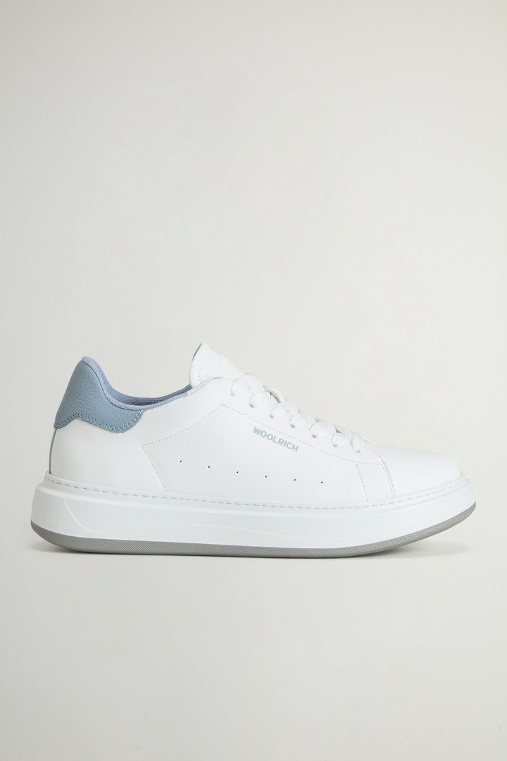 Arrow Sneakers in Leather (White Cheleste) - Main View