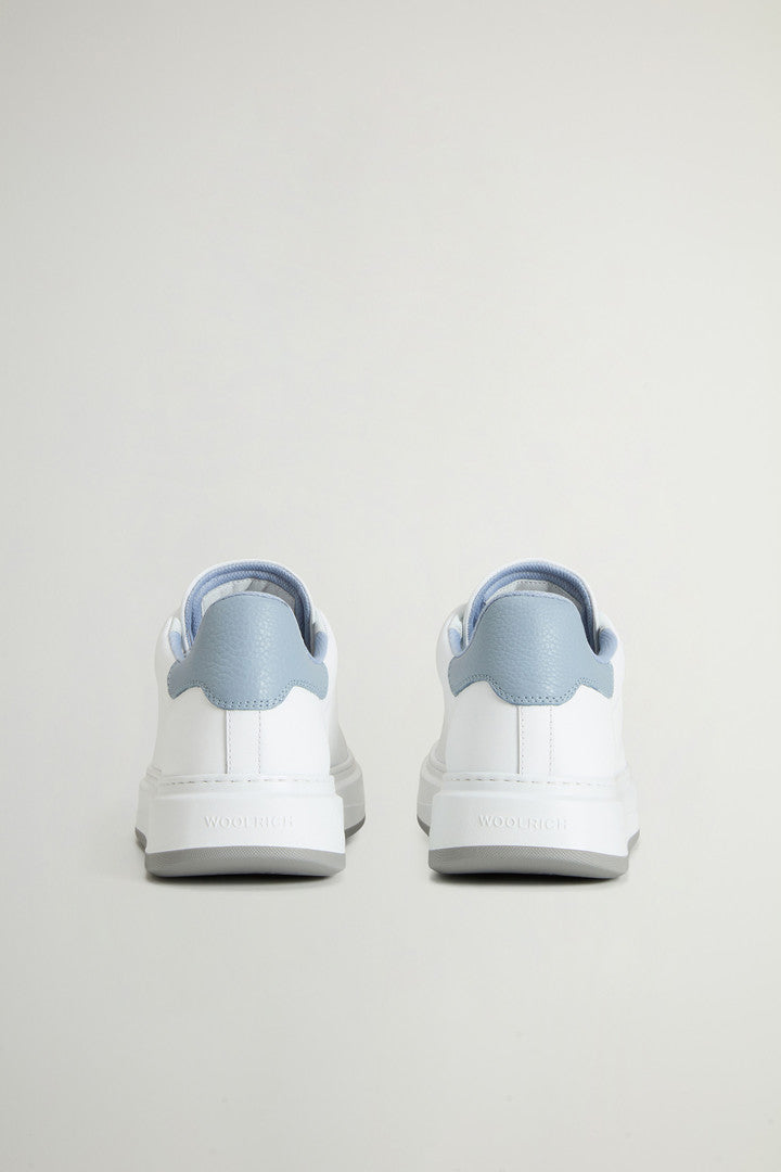 Arrow Sneakers in Leather (White Cheleste) - Detail View 2