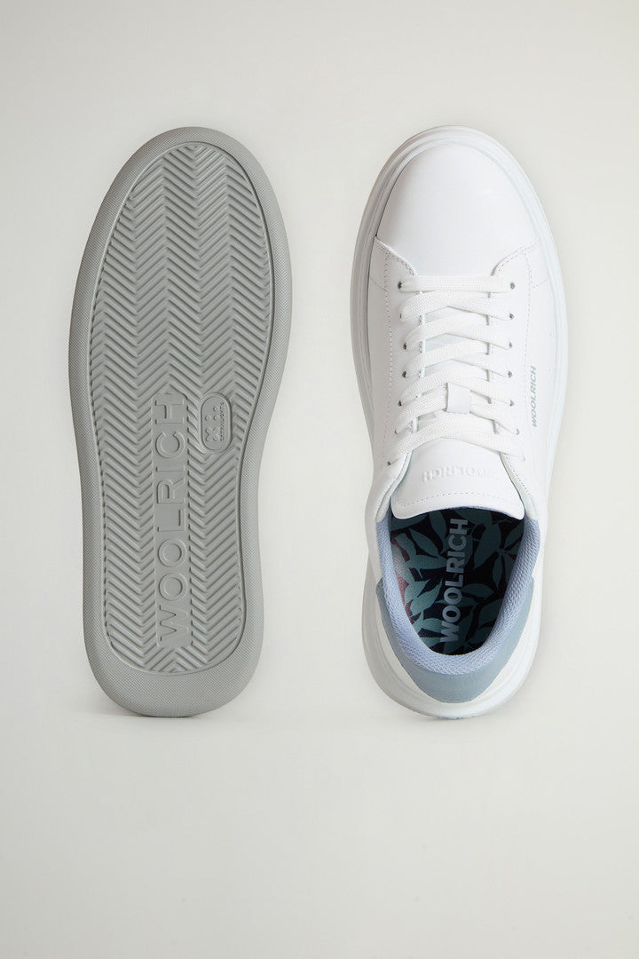 Arrow Sneakers in Leather (White Cheleste) - Detail View 3