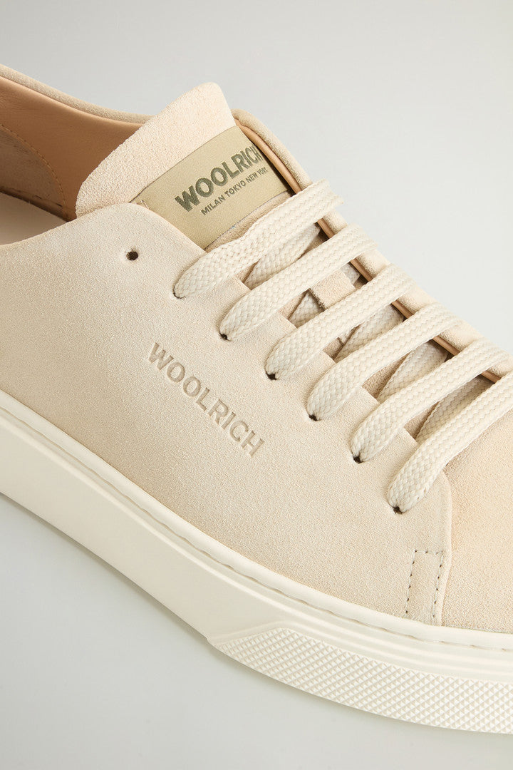 Cloud Court Suede Sneakers (Cream) - Detail View 4