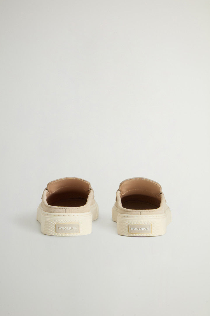 Suede Mules (Cream) - Detail View 2