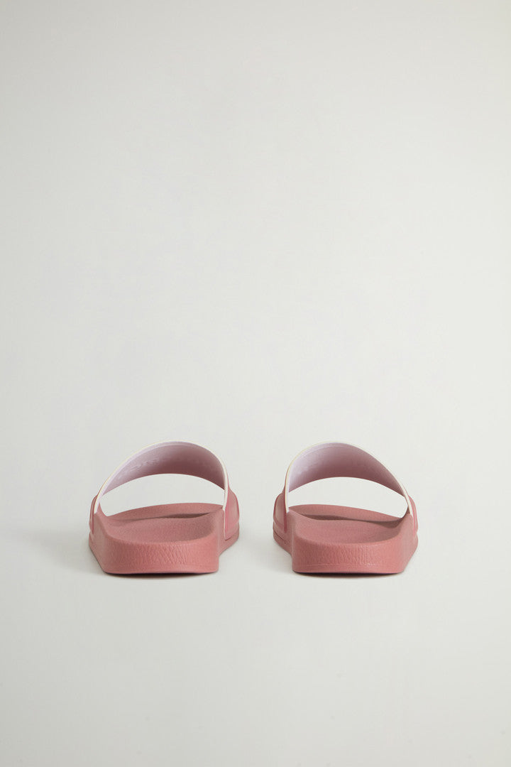 Rubber Slide Sandals (Off White) - Detail View 2