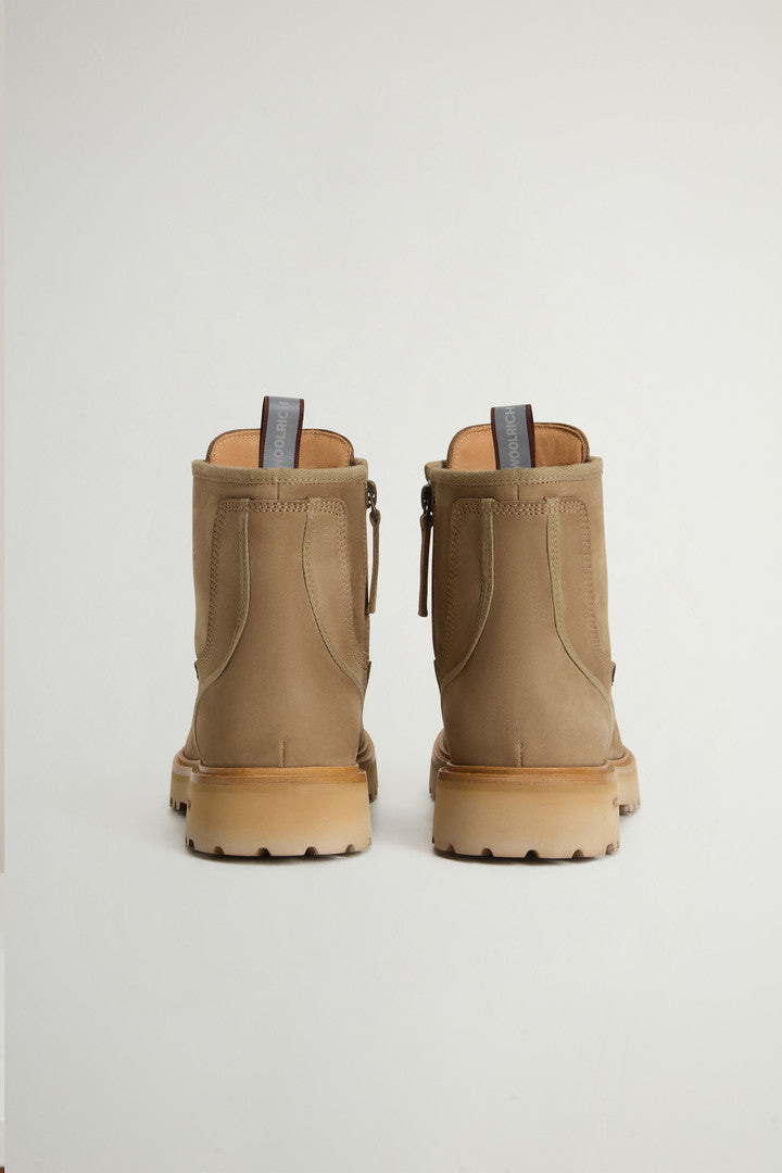 Main Combat Boots in Suede (Taupe) - Detail View 2