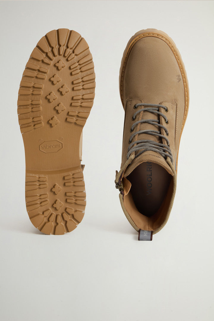 Main Combat Boots in Suede (Taupe) - Detail View 3