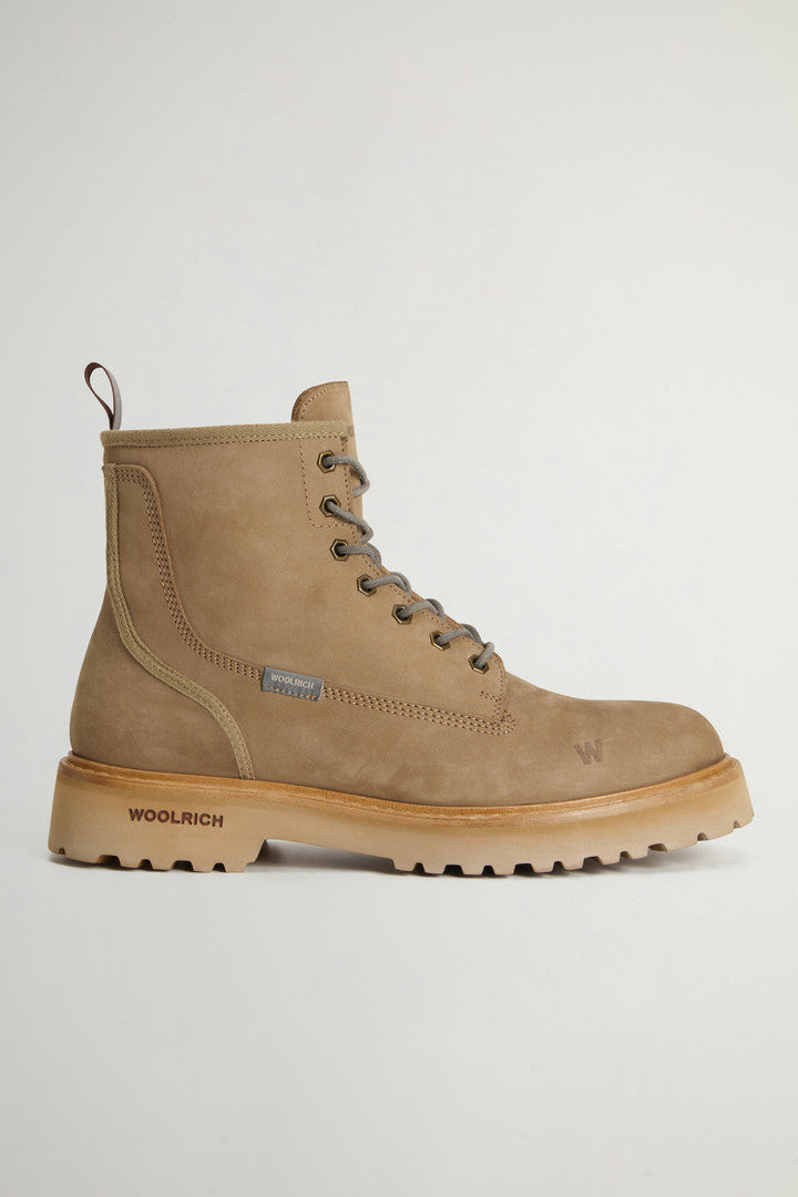 Main Combat Boots in Suede (Taupe) - Main View