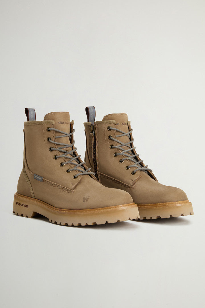 Main Combat Boots in Suede (Taupe) - Detail View 1
