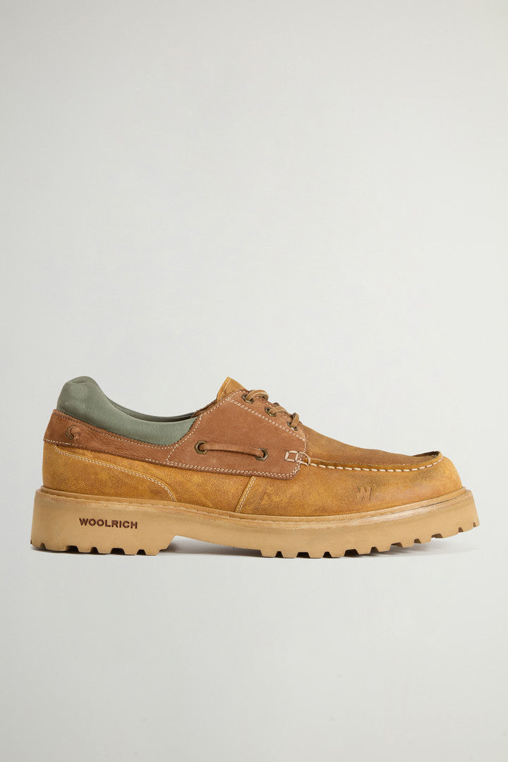 Rock Loafers in Suede and Nubuck (Cuoio Cuoio) - Main View