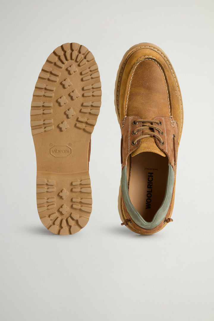 Rock Loafers in Suede and Nubuck (Cuoio Cuoio) - Detail View 3