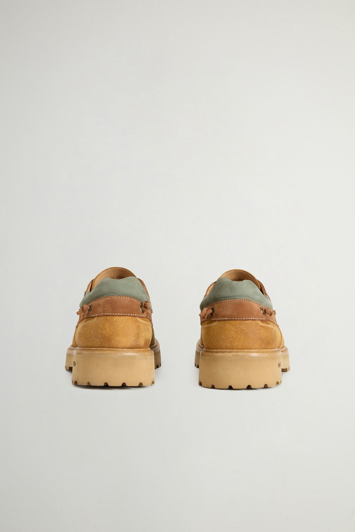 Rock Loafers in Suede and Nubuck (Cuoio Cuoio) - Detail View 2