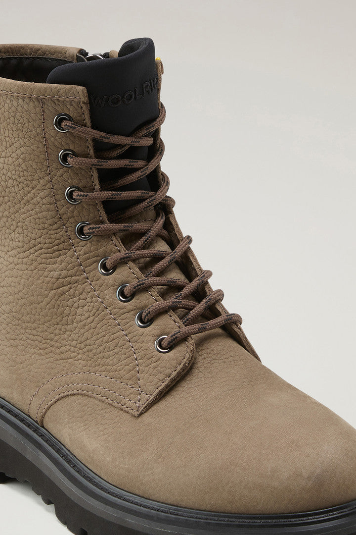 New City Boots in Nabuk (Mud) - Detail View 4