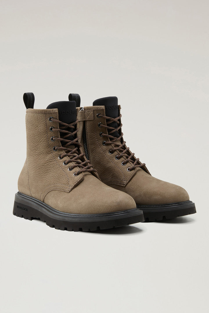 New City Boots in Nabuk (Mud) - Detail View 1