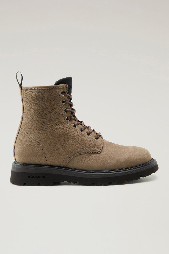 New City Boots in Nabuk (Mud) - Main View
