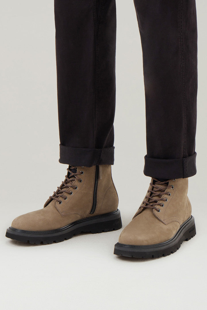 New City Boots in Nabuk (Mud) - Detail View 5