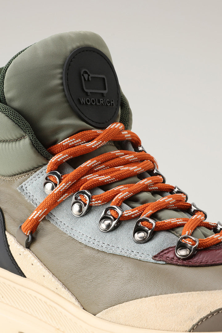 Retro Hiking Boots (Green Green) - Detail View 4