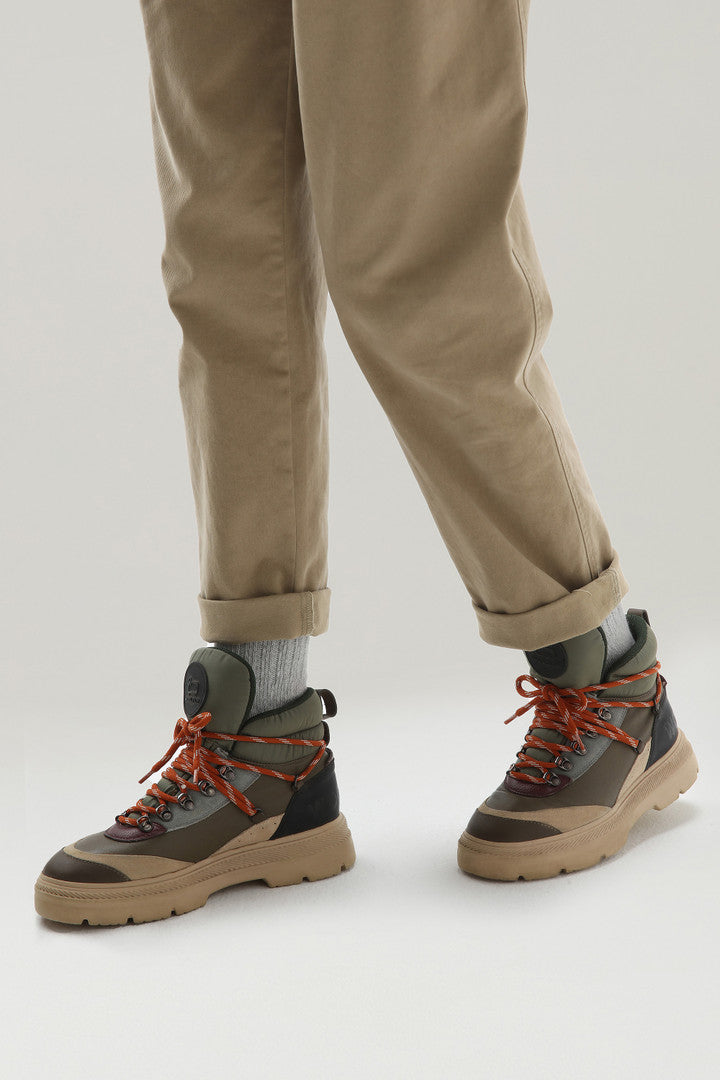 Retro Hiking Boots (Green Green) - Detail View 5