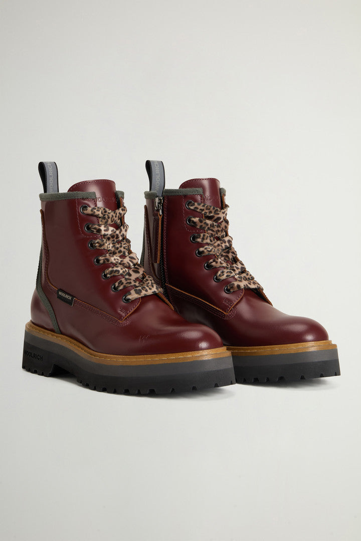 Main Combat Boots in Leather (Black) - Detail View 1